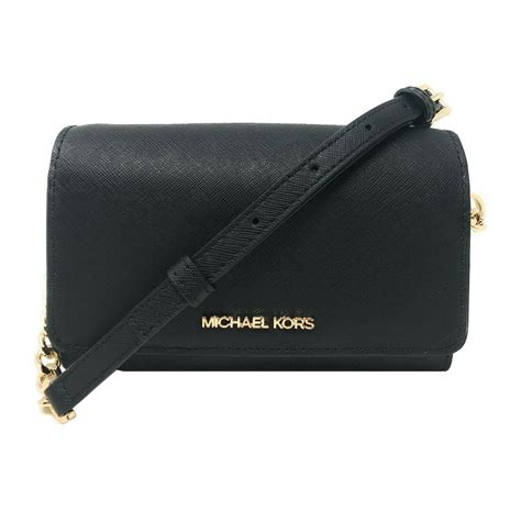 michael kors xl jet set travel clutch black saffiano|Jet Set Medium Saffiano Leather Clutch .